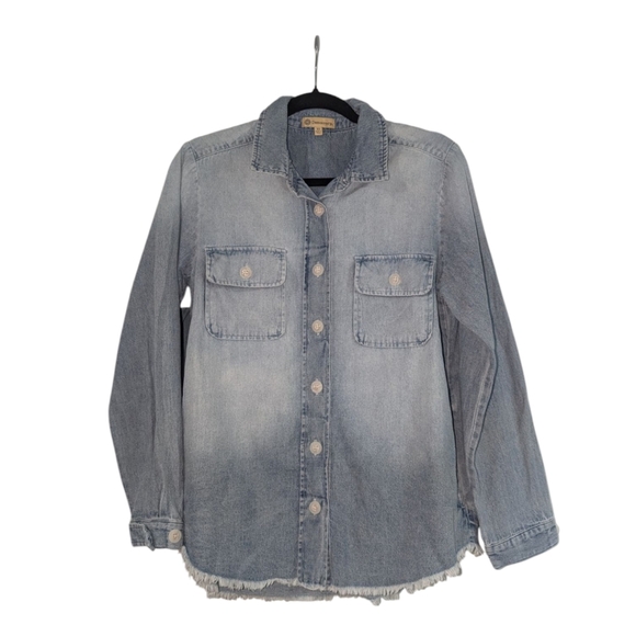 Democracy Denim Style  Button-Up Shirt - Picture 1 of 4